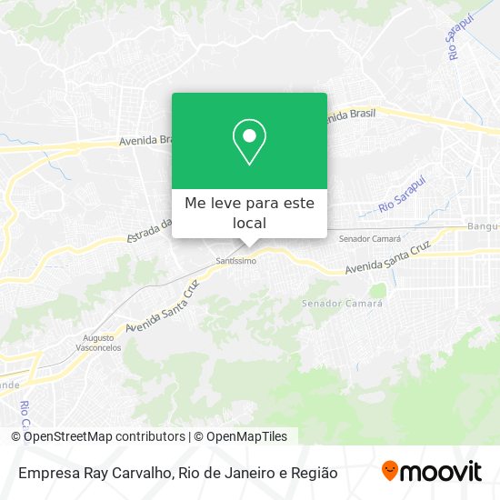 Empresa Ray Carvalho mapa