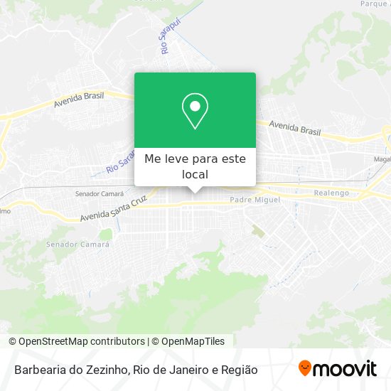 Barbearia do Zezinho mapa