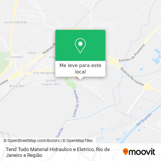Tend Tudo Material Hidraulico e Eletrico mapa