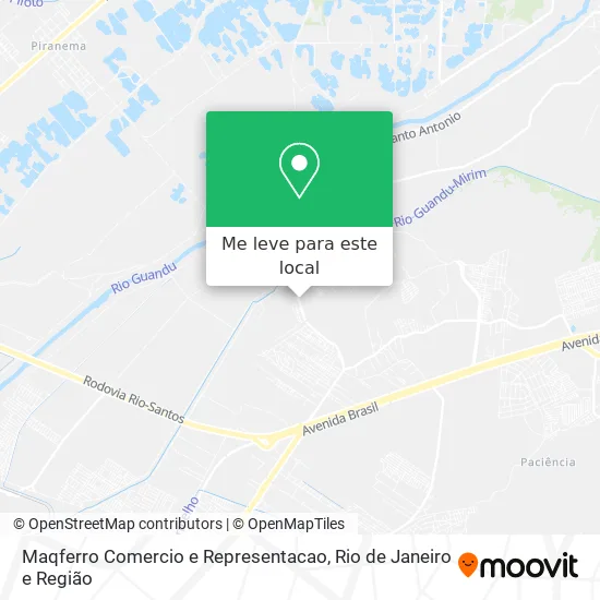 Maqferro Comercio e Representacao mapa