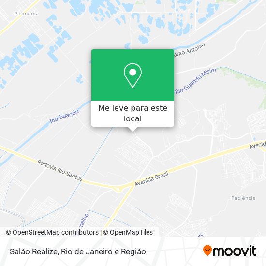 Salão Realize mapa