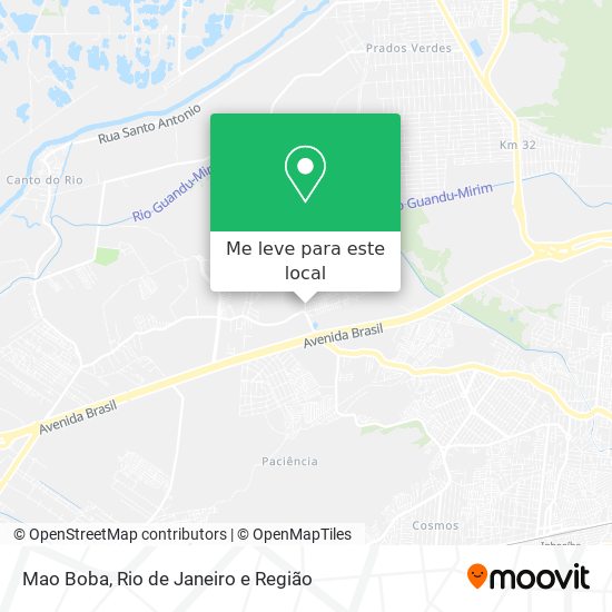 Mao Boba mapa
