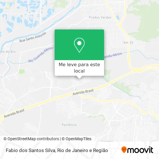 Fabio dos Santos Silva mapa