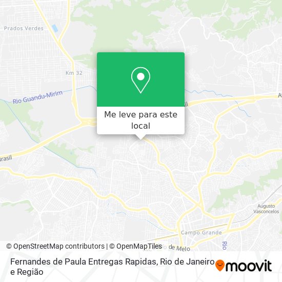 Fernandes de Paula Entregas Rapidas mapa