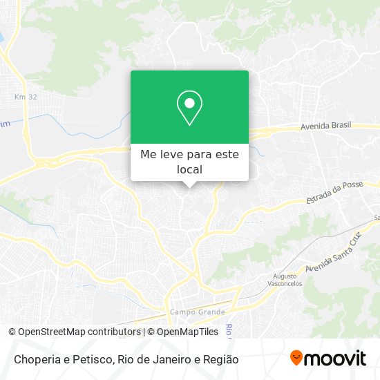 Choperia e Petisco mapa