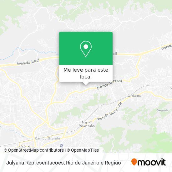 Julyana Representacoes mapa