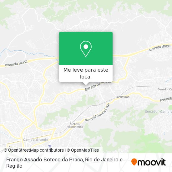 Frango Assado Boteco da Praca mapa