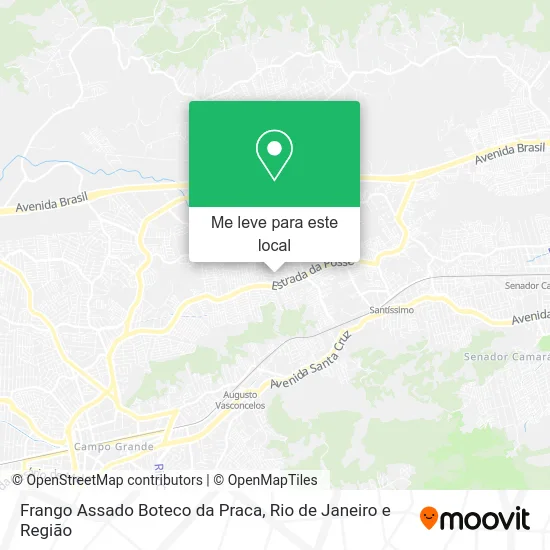 Frango Assado Boteco da Praca mapa