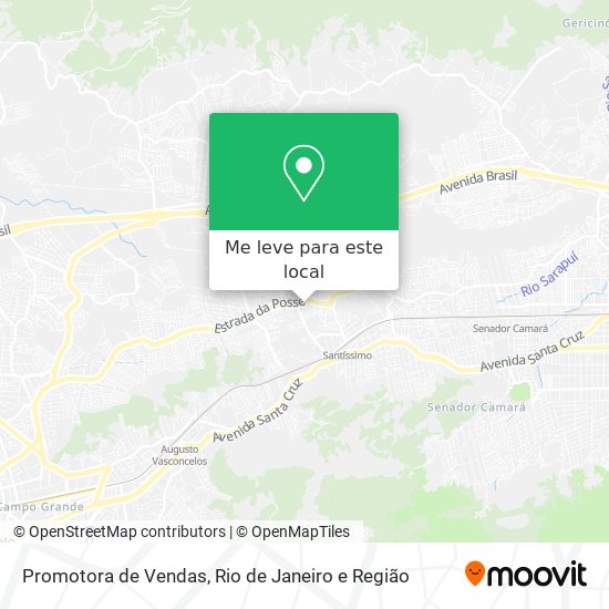 Promotora de Vendas mapa