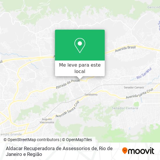 Aldacar Recuperadora de Assessorios de mapa