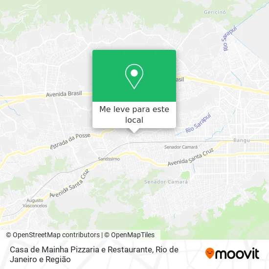 Casa de Mainha Pizzaria e Restaurante mapa
