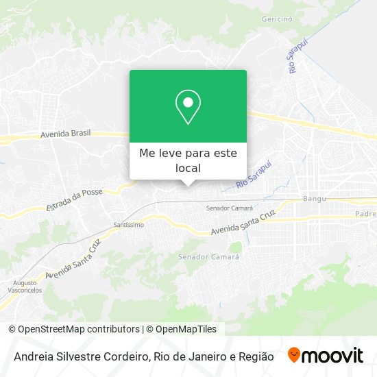 Andreia Silvestre Cordeiro mapa