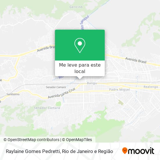 Raylaine Gomes Pedretti mapa