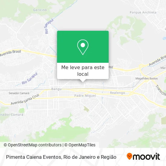Pimenta Caiena Eventos mapa