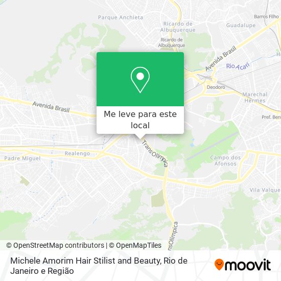 Michele Amorim Hair Stilist and Beauty mapa