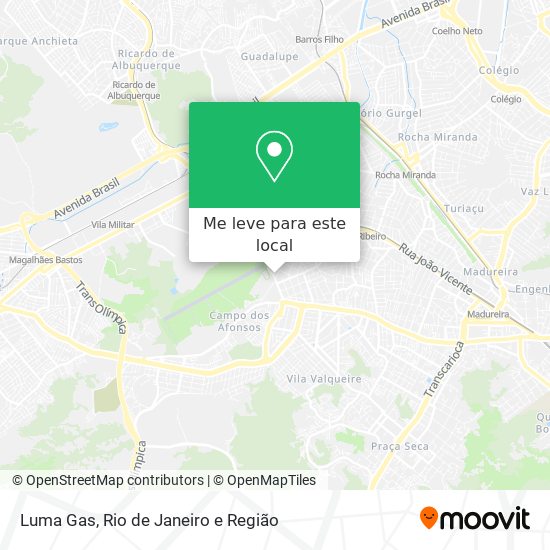 Luma Gas mapa