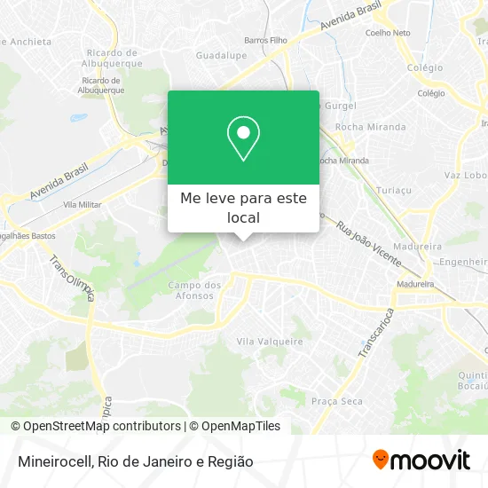 Mineirocell mapa