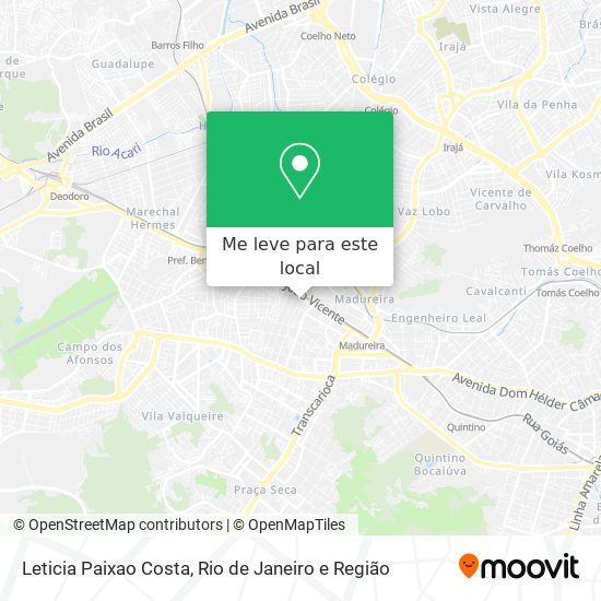 Leticia Paixao Costa mapa