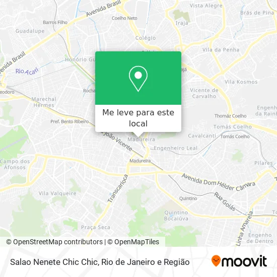 Salao Nenete Chic Chic mapa