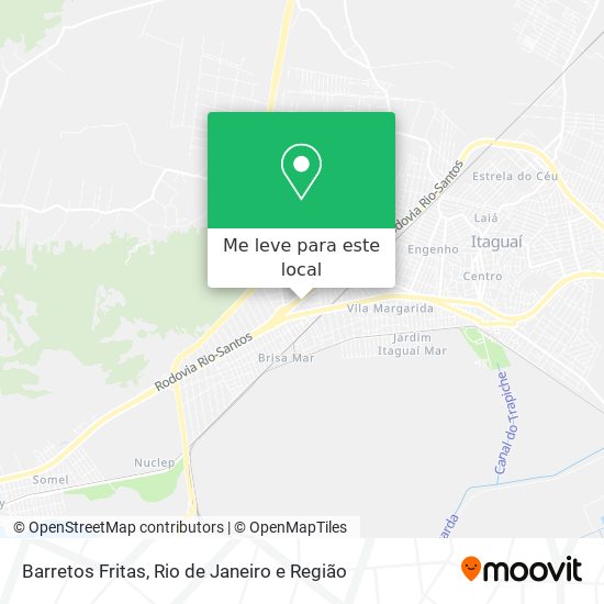 Barretos Fritas mapa