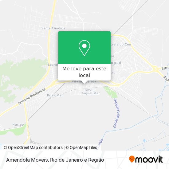 Amendola Moveis mapa