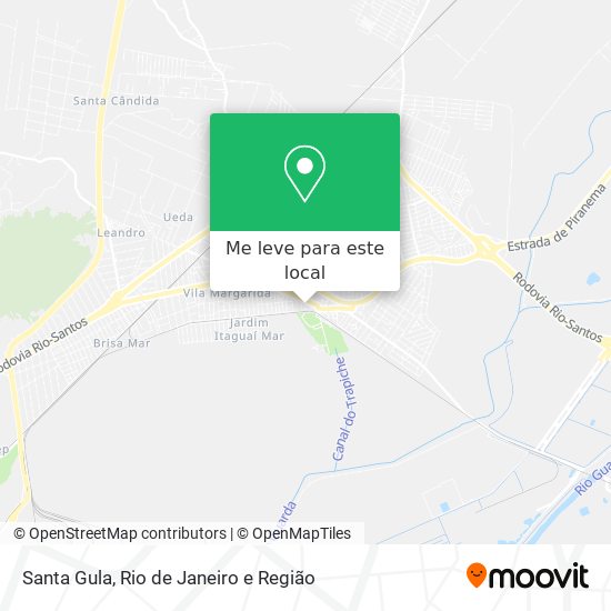 Santa Gula mapa