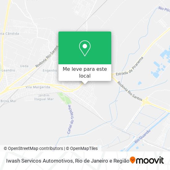 Iwash Servicos Automotivos mapa