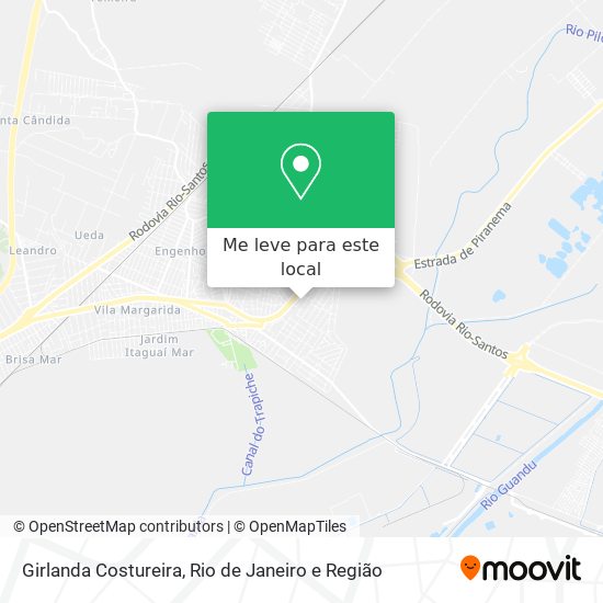 Girlanda Costureira mapa