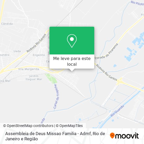 Assembleia de Deus Missao Familia - Admf mapa