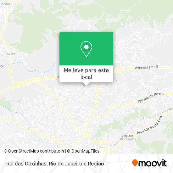 Rei das Coxinhas mapa