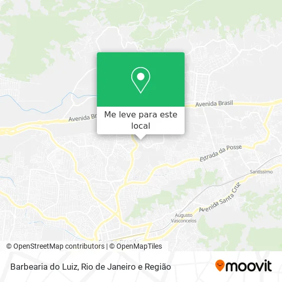 Barbearia do Luiz mapa