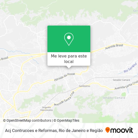 Acj Contrucoes e Reformas mapa