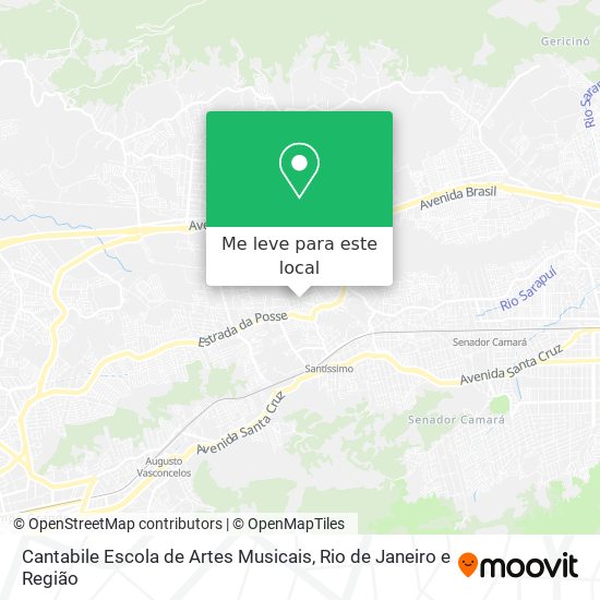 Cantabile Escola de Artes Musicais mapa