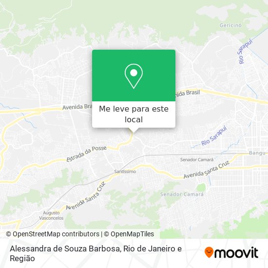 Alessandra de Souza Barbosa mapa