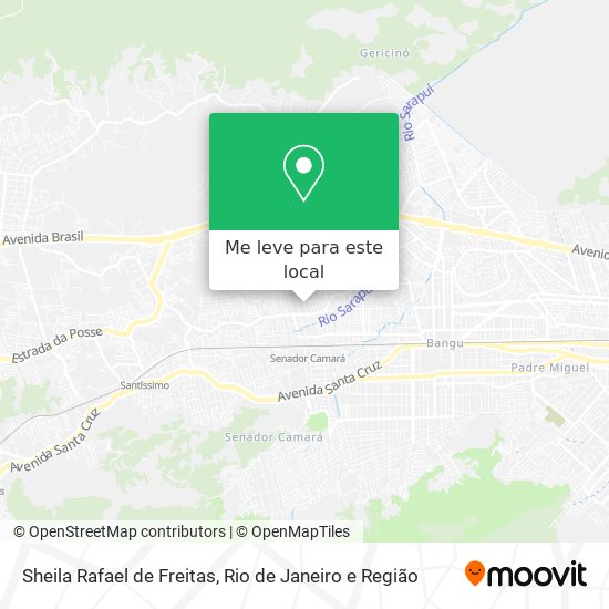 Sheila Rafael de Freitas mapa