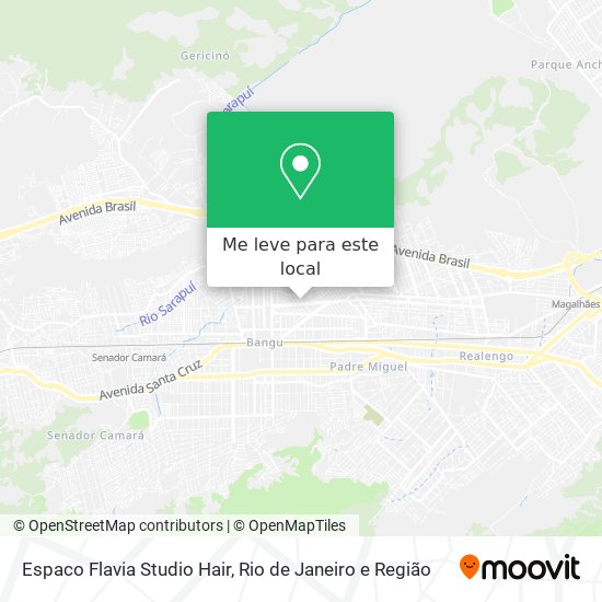 Espaco Flavia Studio Hair mapa