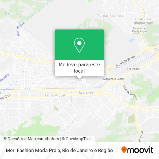 Meri Fashion Moda Praia mapa