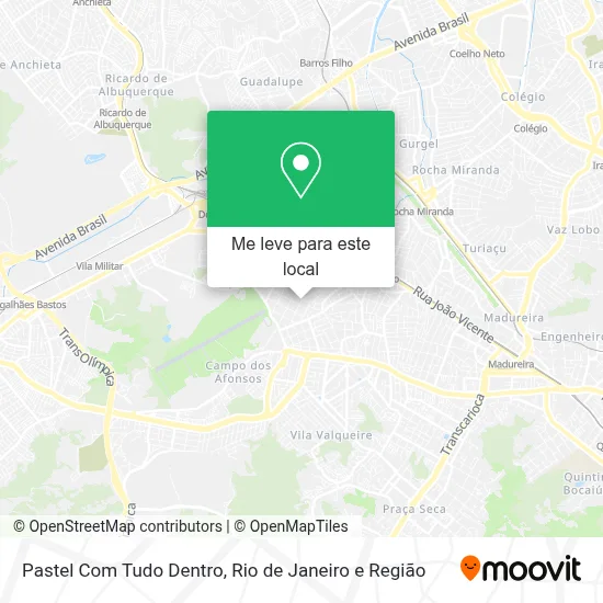 Pastel Com Tudo Dentro mapa