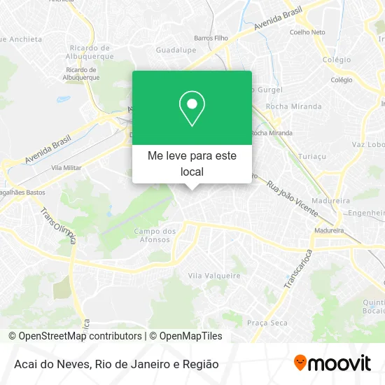 Acai do Neves mapa