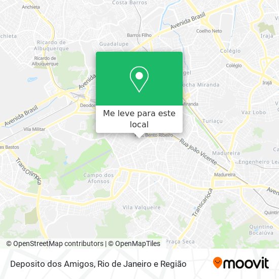 Deposito dos Amigos mapa