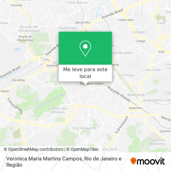 Veronica Maria Martins Campos mapa