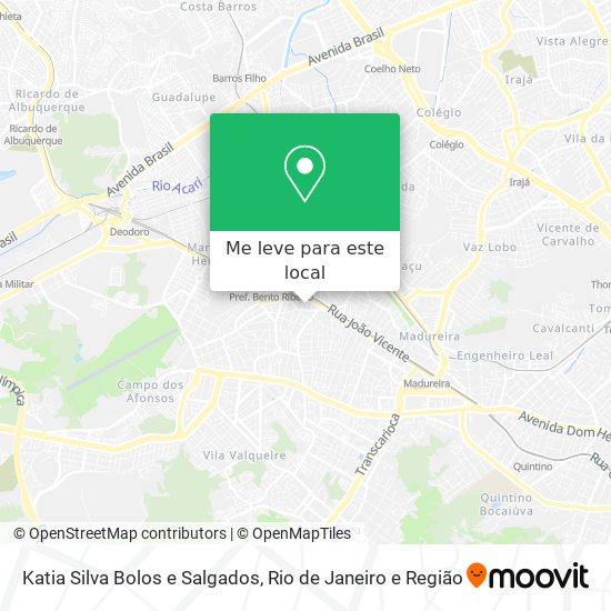 Katia Silva Bolos e Salgados mapa