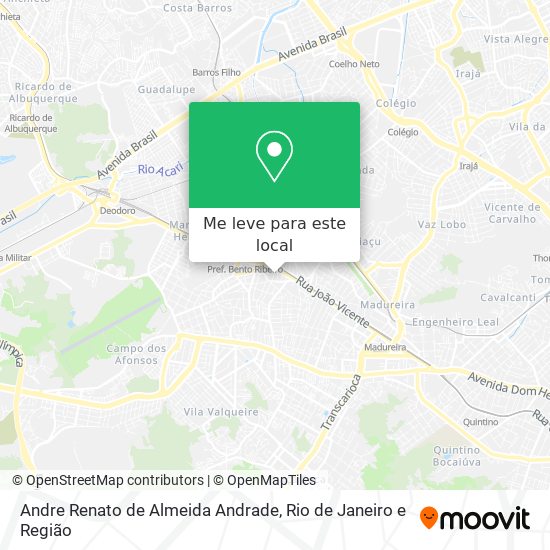 Andre Renato de Almeida Andrade mapa