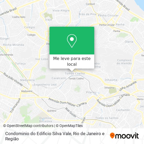 Condominio do Edificio Silva Vale mapa