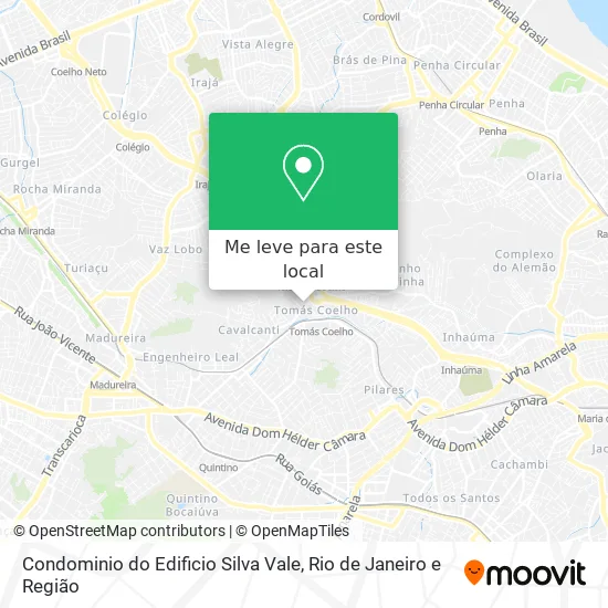Condominio do Edificio Silva Vale mapa