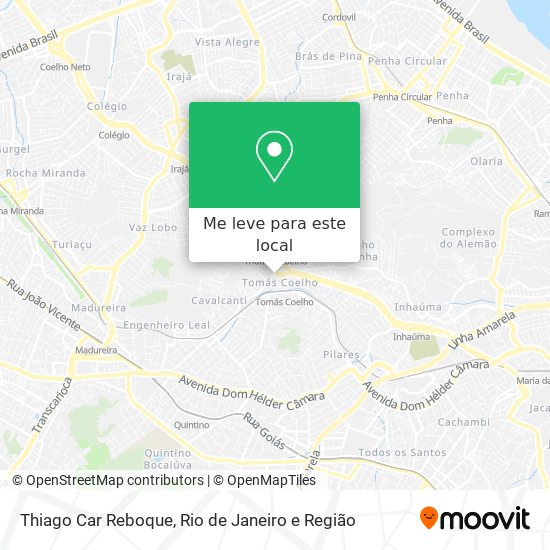 Thiago Car Reboque mapa