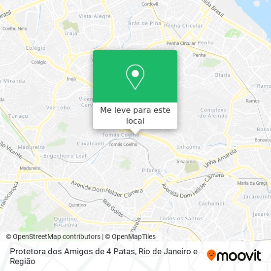 Protetora dos Amigos de 4 Patas mapa