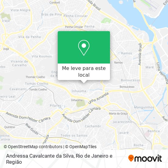 Andressa Cavalcante da Silva mapa