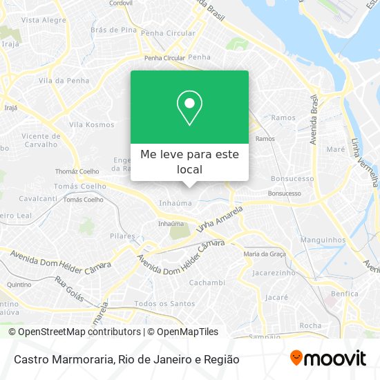 Castro Marmoraria mapa