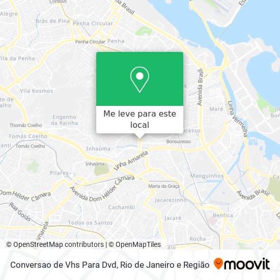 Conversao de Vhs Para Dvd mapa